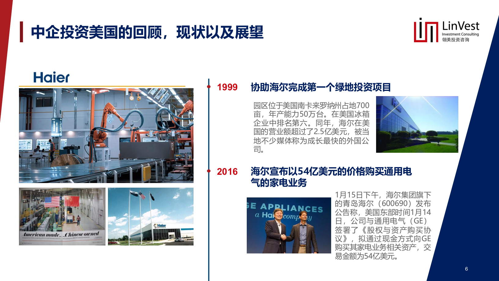 Linvest资料中海尔赴美投资与并购案例页面截图